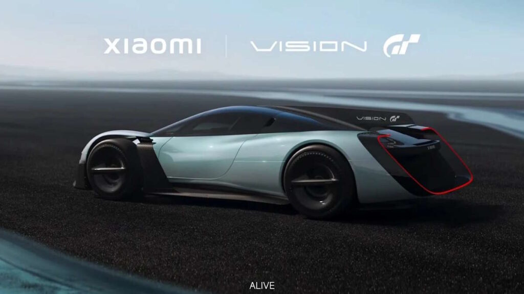 Vision Gran Turismo Xiaomi hipercarro digital