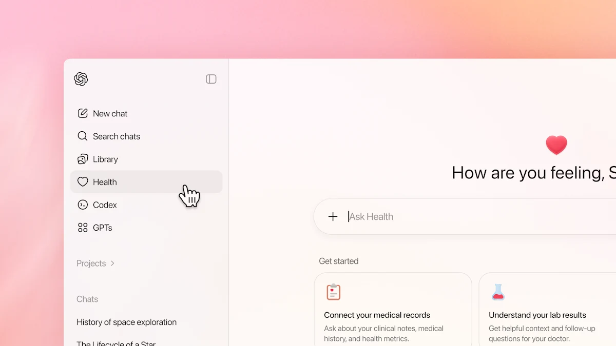 Modo saúde do ChatGPT afirma que uma insuficiência respiratória 