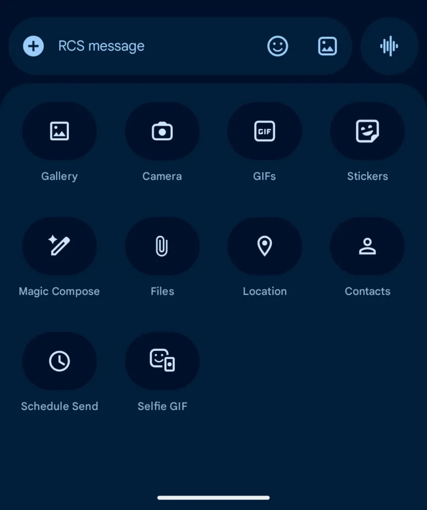 Google Messages localização Android