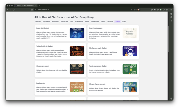 ChatGPT, Gemini, Grok e outros por menos de 10 €/mês 5 abacus ai1