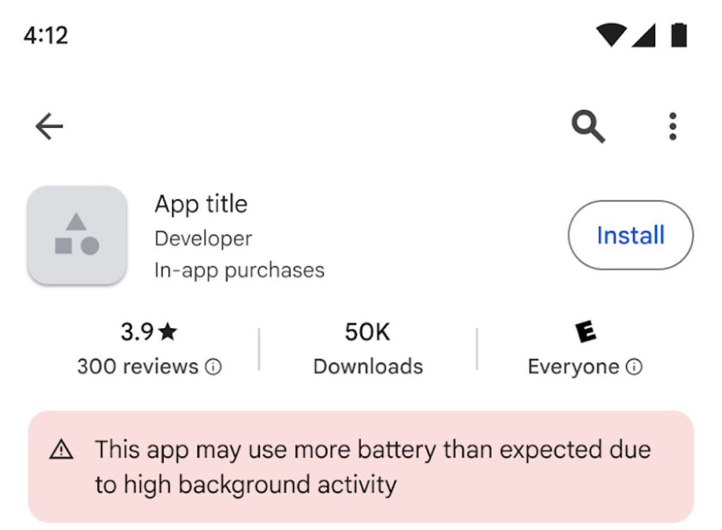 Android bateria apps Google
