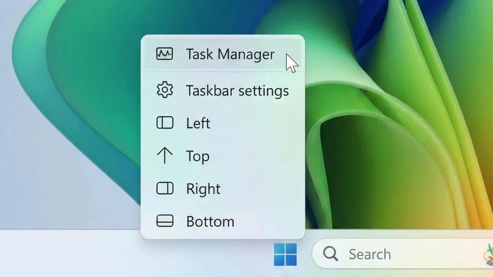 Windows 11 barra tarefas Microsoft