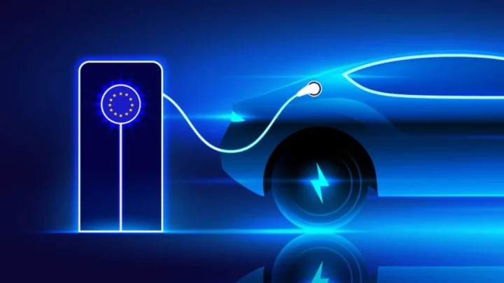Ilustração EU a subsidiar o carro elétrico