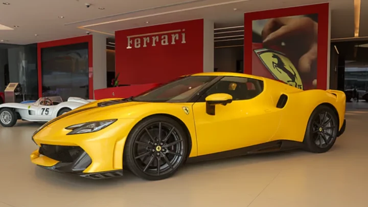 Imagem de um Ferrari que passou no crivo do Irão
