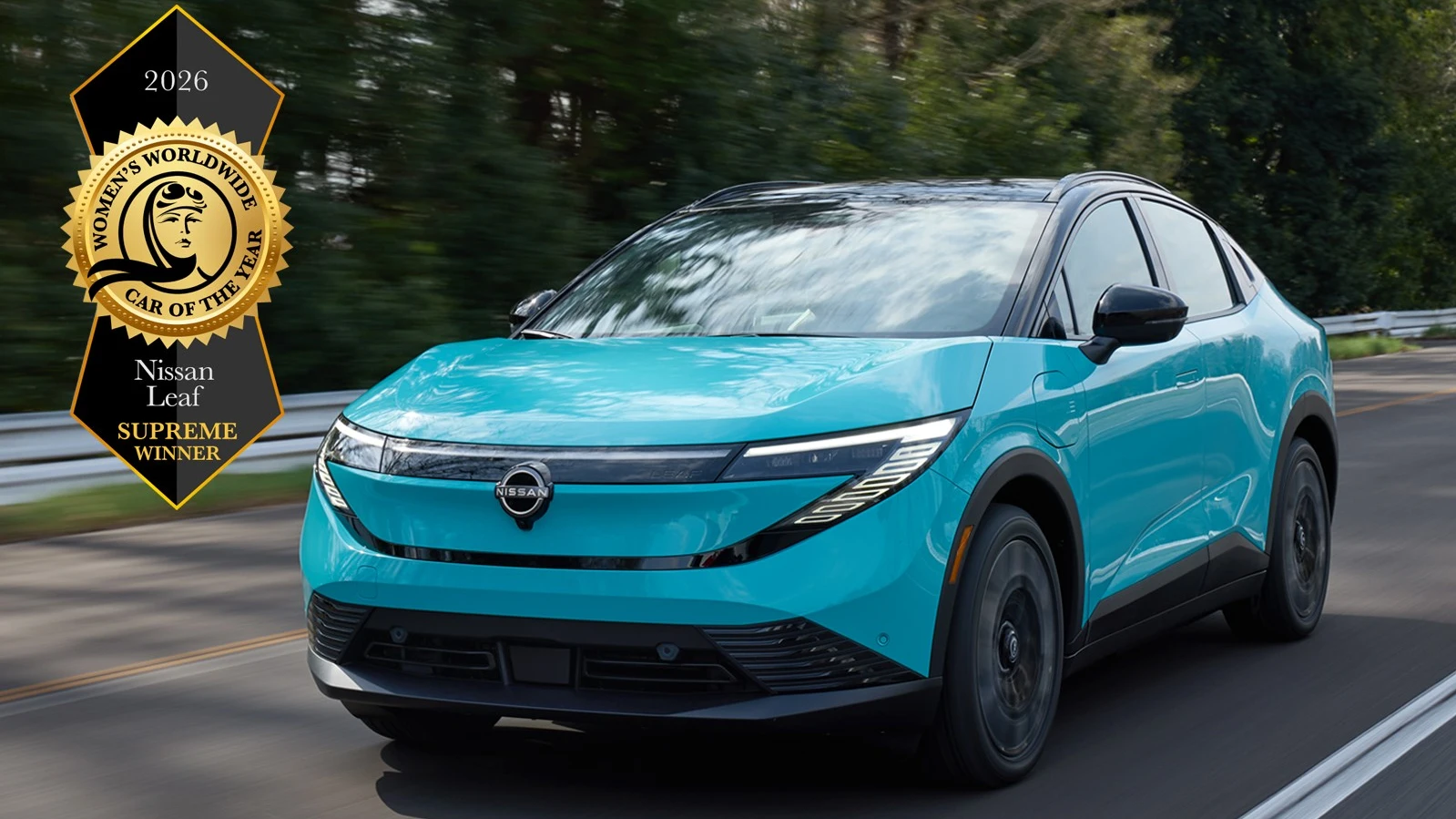 Novo Nissan LEAF é o vencedor absoluto de 2026 no Women’s Worldwide Car of the Year