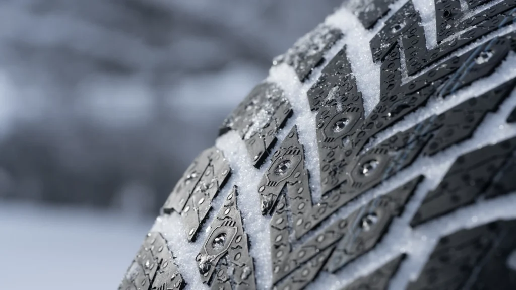 Nokian apresentou um novo pneu com pregos que recolhem no asfalto
