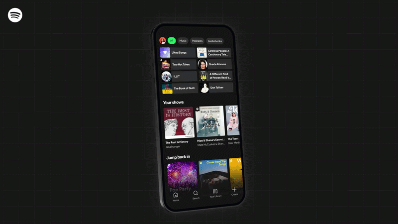 Spotify IA recomendações Perfil de Gostos