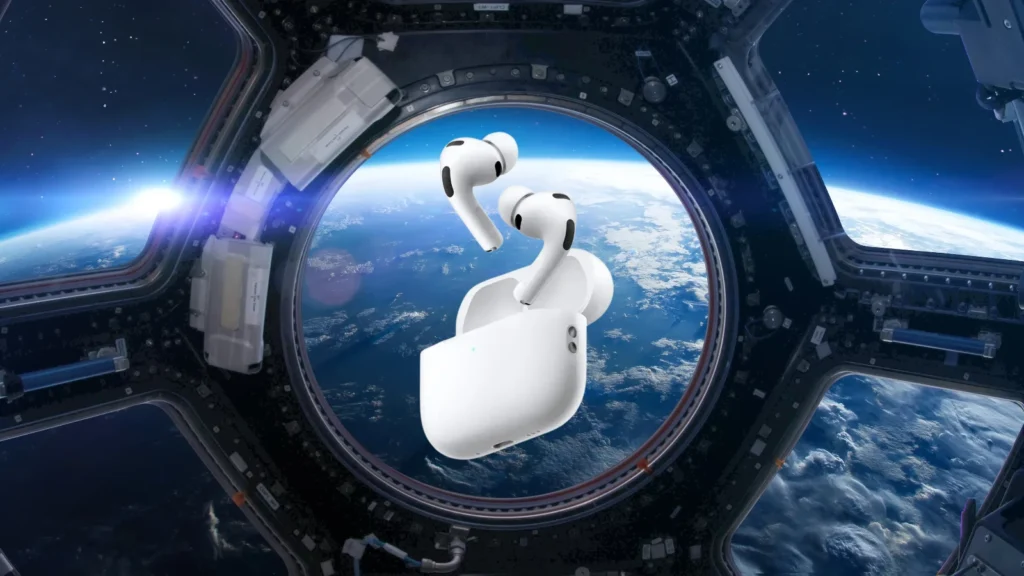 Não foi só o iPhone 17 Pro Max a ir ao espaço, os AirPods da Apple também já lá estão
