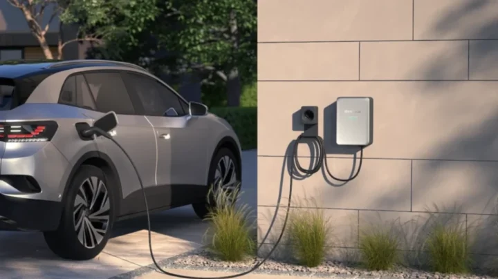 Imagem exemplo de carros elétricos a alimentar a casa, V2G
