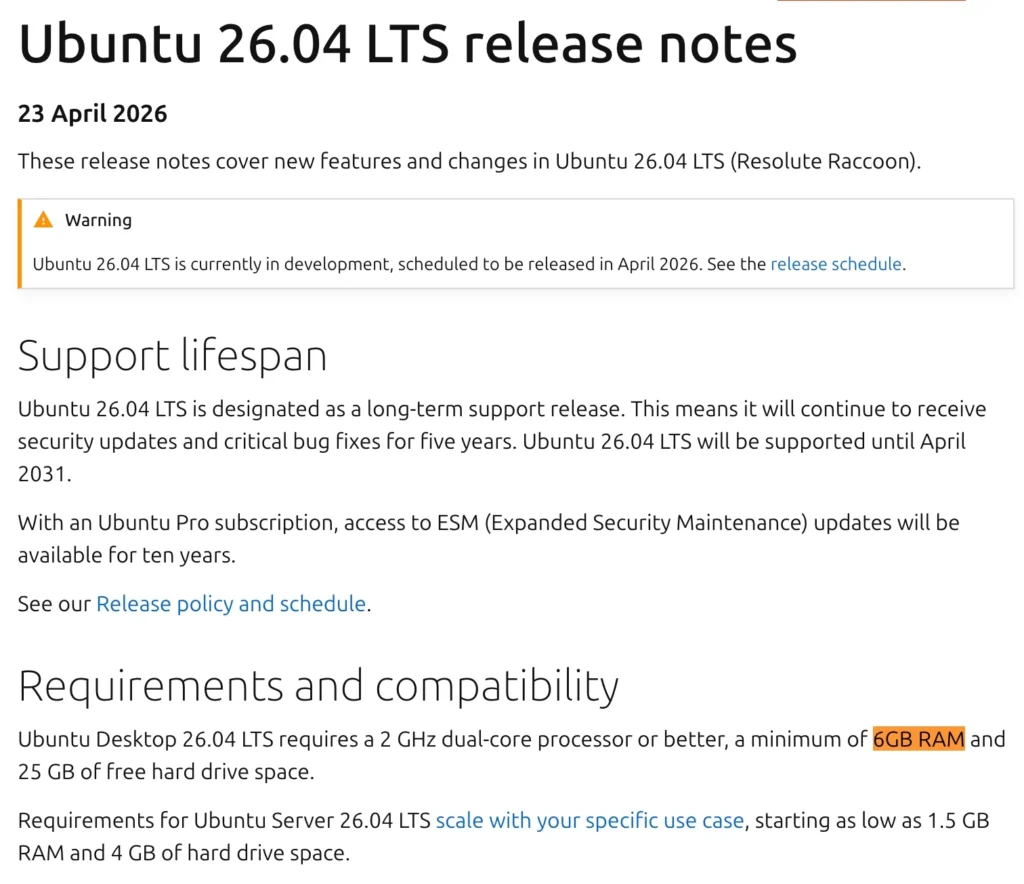 Ubuntu RAM Windows 11