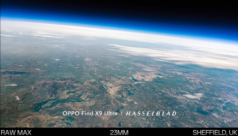 OPPO Find X9 Ultra fotos Terra