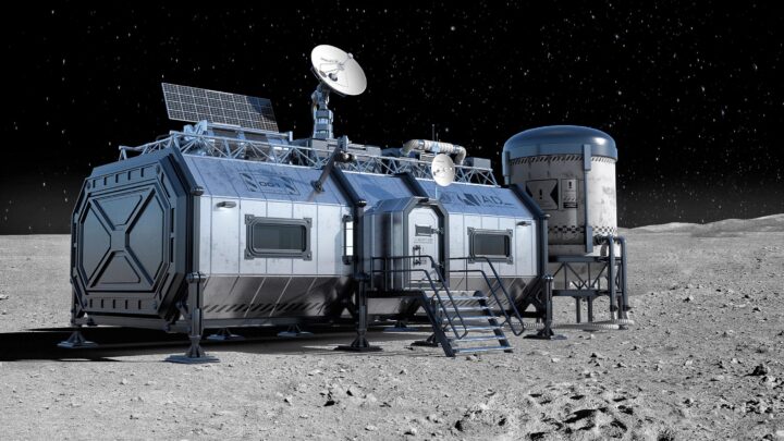Ilustração base da NASA na Lua