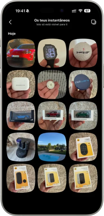 Imagem app Instants da Meta
