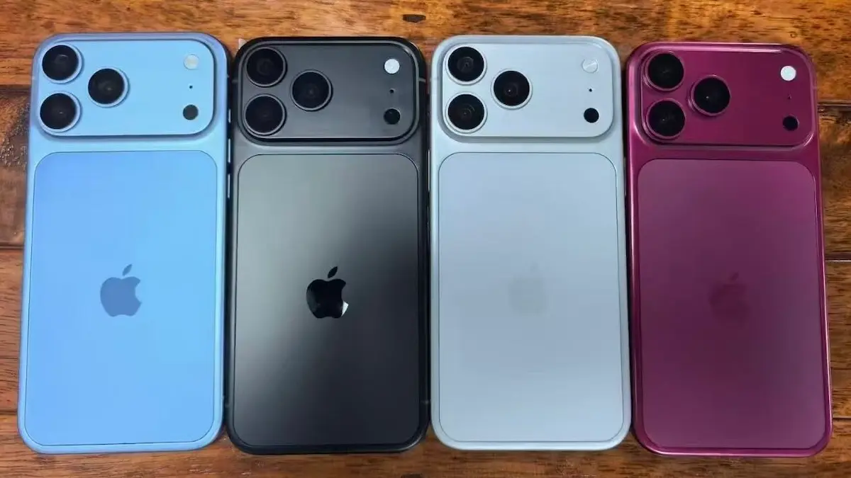 Leaker revela imagens das novas cores do iPhone 18 Pro