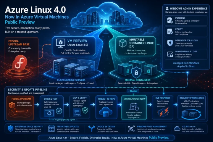 Microsoft Linux Azure Linux 4.0 distribuição