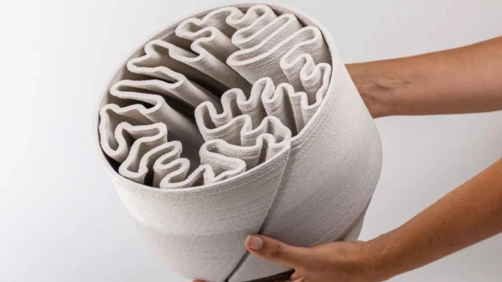 Imagem de ar condicionado que utiliza terracota impressa em 3D