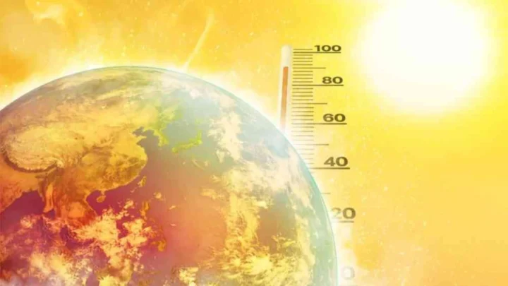 Ilustração ondas de calor