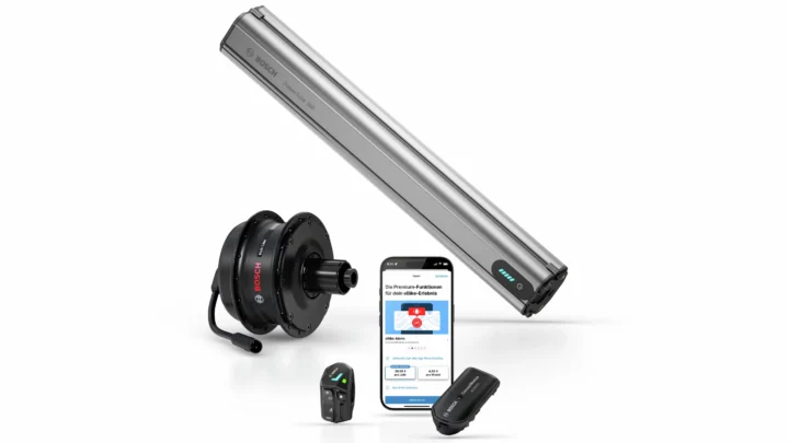 Imagem motor Bosch ao cubo de trás nas eBikes