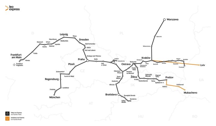 Rota da Leo Express