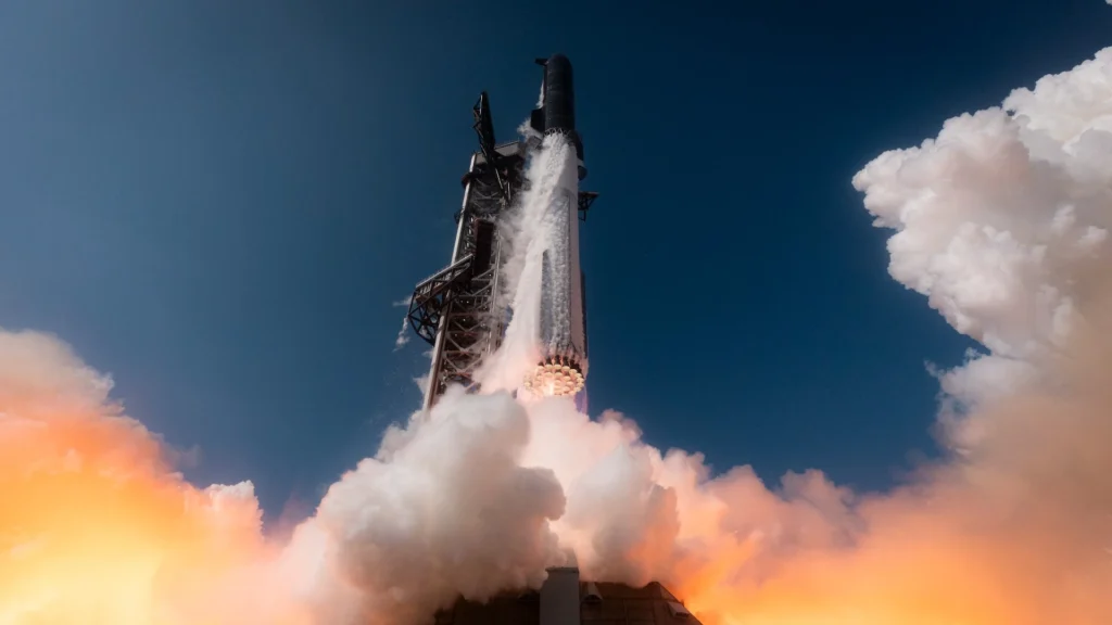 Starship alcançou a órbita da Terra pela primeira vez, apesar de uma falha na missão