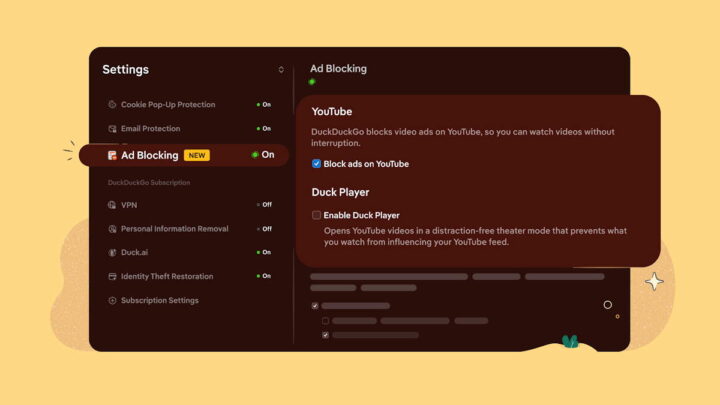 DuckDuckGo YouTube anúncios Google