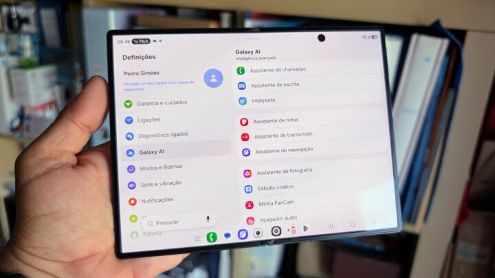 Samsung Galaxy Z Fold8 ecrã dobráveis