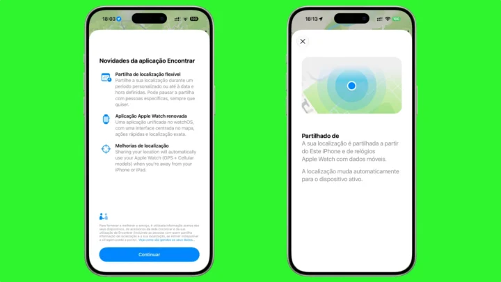 Imagens das novidades do iOS 27
