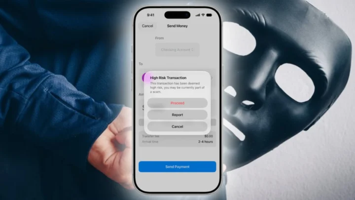 Ilustração do novo sistema da Apple no iOS 27 contra a burlas