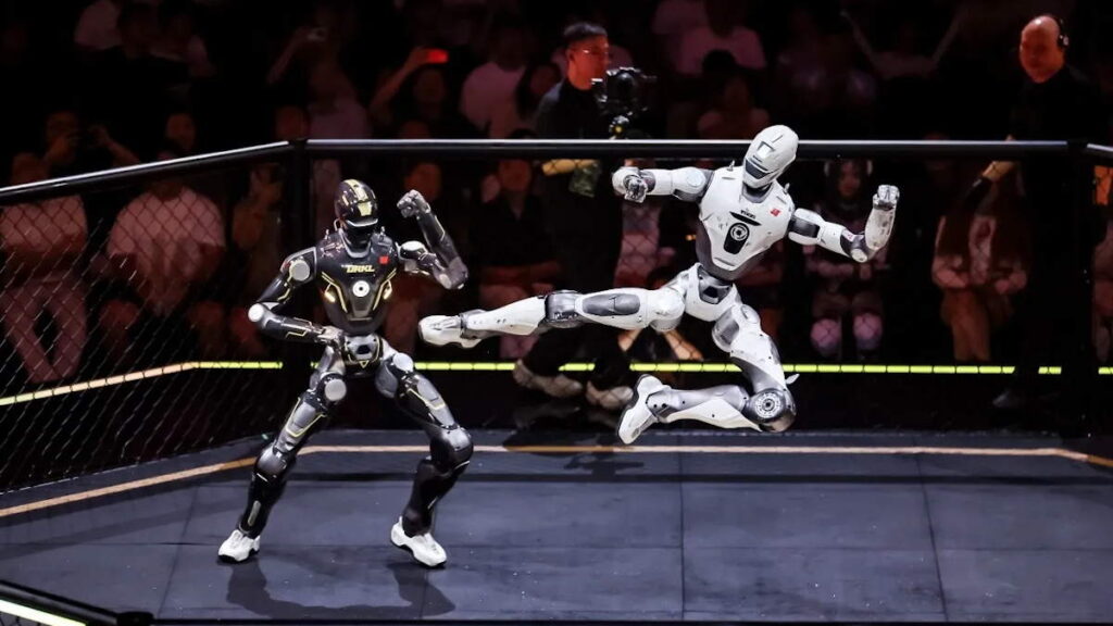 Primeiro combate de robôs humanoides! Realidade ultrapassou ficção na China