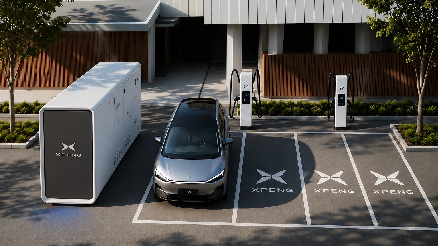 XPENG cria um “power bank” gigante capaz de fornecer 1 MW sem exigir uma ligação de 1 MW