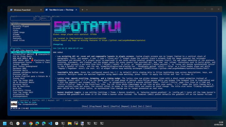 Spotify Spotatui RAM música
