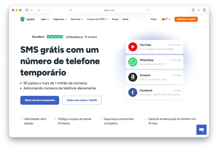 Imagem de um servilço de Internet em 2026