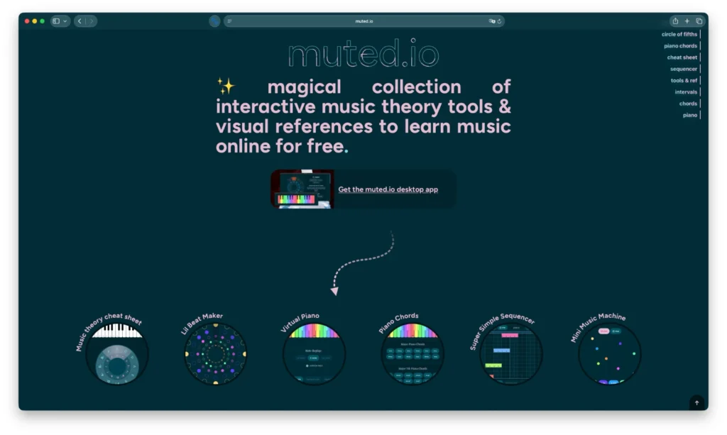 Muted.io: um espaço para descobrir música em família