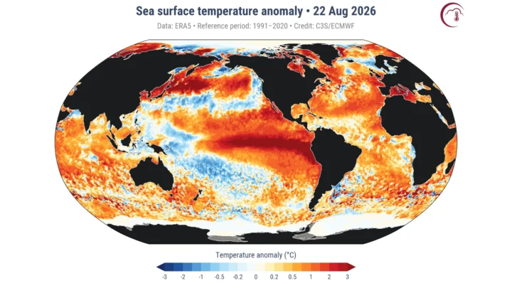 Imagem Oceanos atingem temperatura recorde