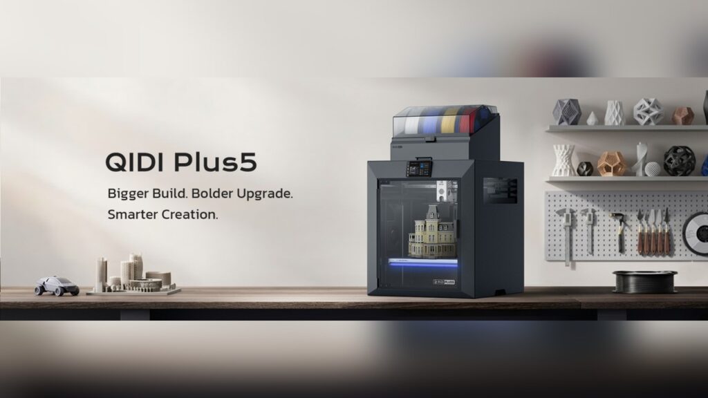 QIDI Plus5: a impressão 3D de grande formato acaba de ficar maior e mais inteligente