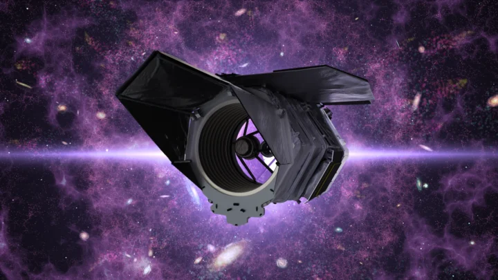 Ilustração do Nancy Grace Roman Space Telescope