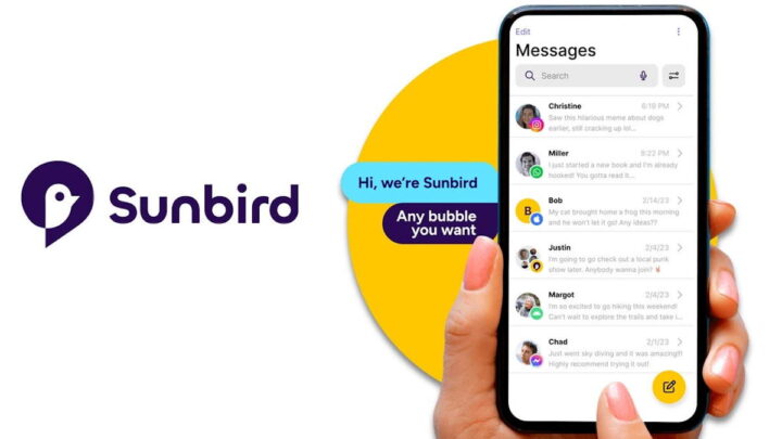 Sunbird iMessage Android mensagens