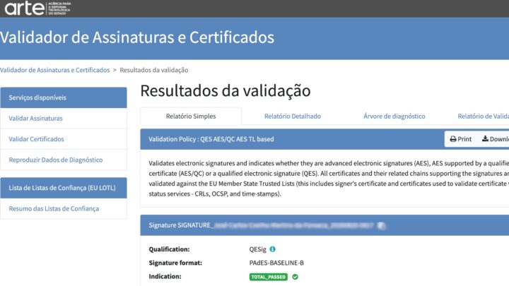 Como validar uma assinatura digital num documento PDF? Governo disponibiliza ferramenta