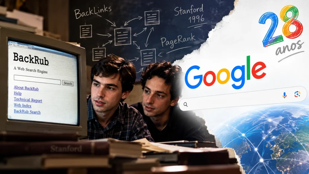 Google faz 28 anos: antes de dominar a Internet chamava-se BackRub