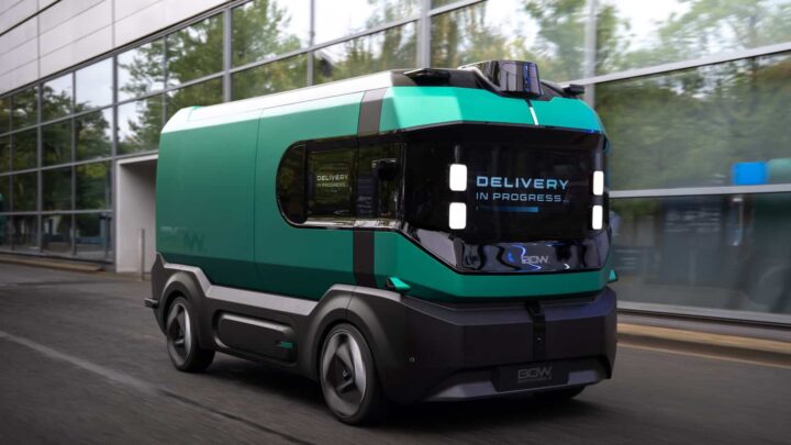 Stellantis apresentou uma caixa sobre rodas que não precisa de condutor, o BOW