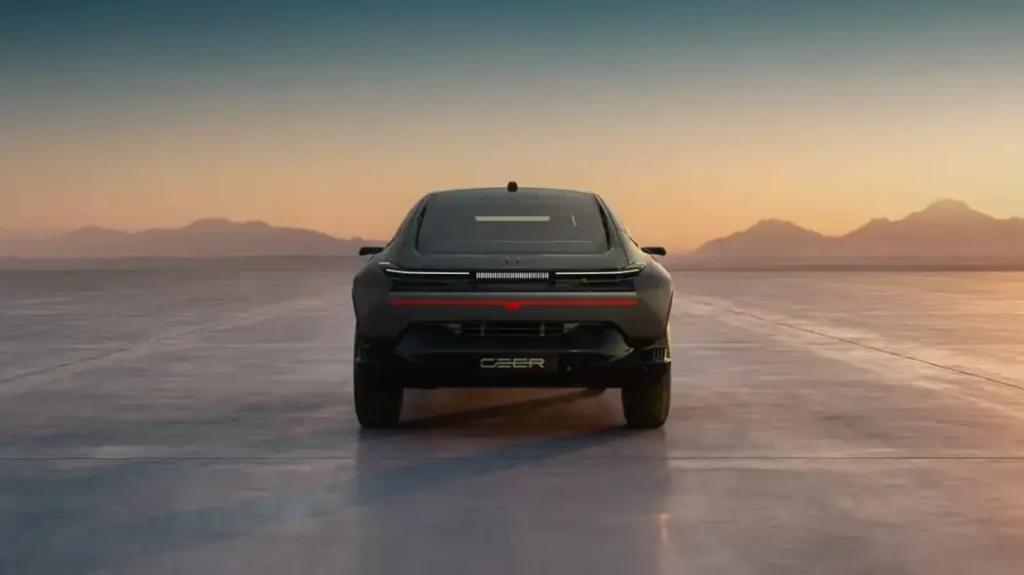 Imagem carro elétrico da Arábia Saudita, o Ceer