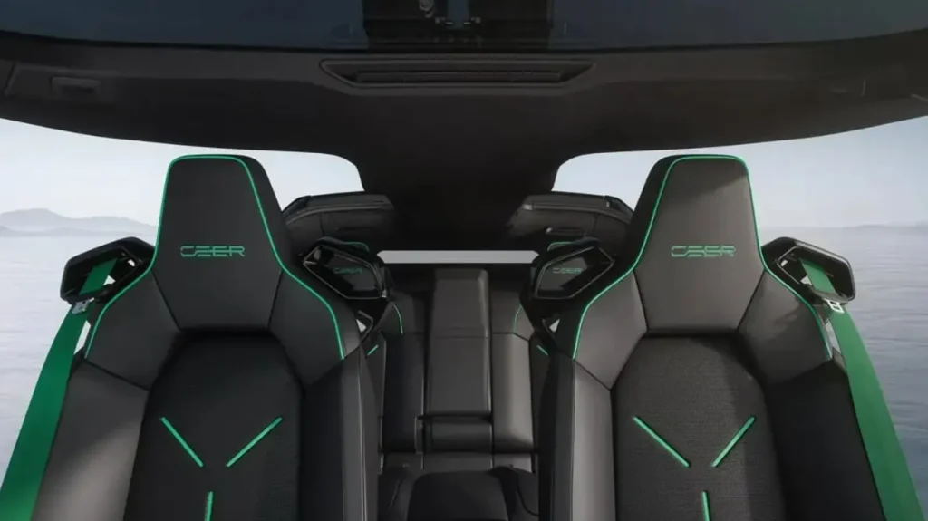 Imagem carro elétrico da Arábia Saudita, o Ceer