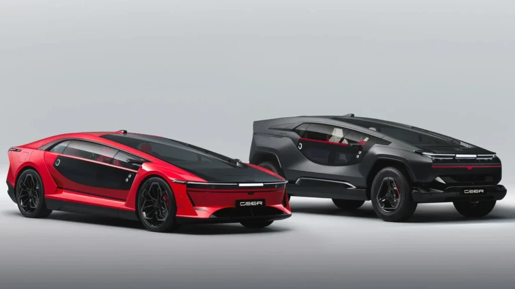 Imagem carro elétrico da Arábia Saudita, o Ceer