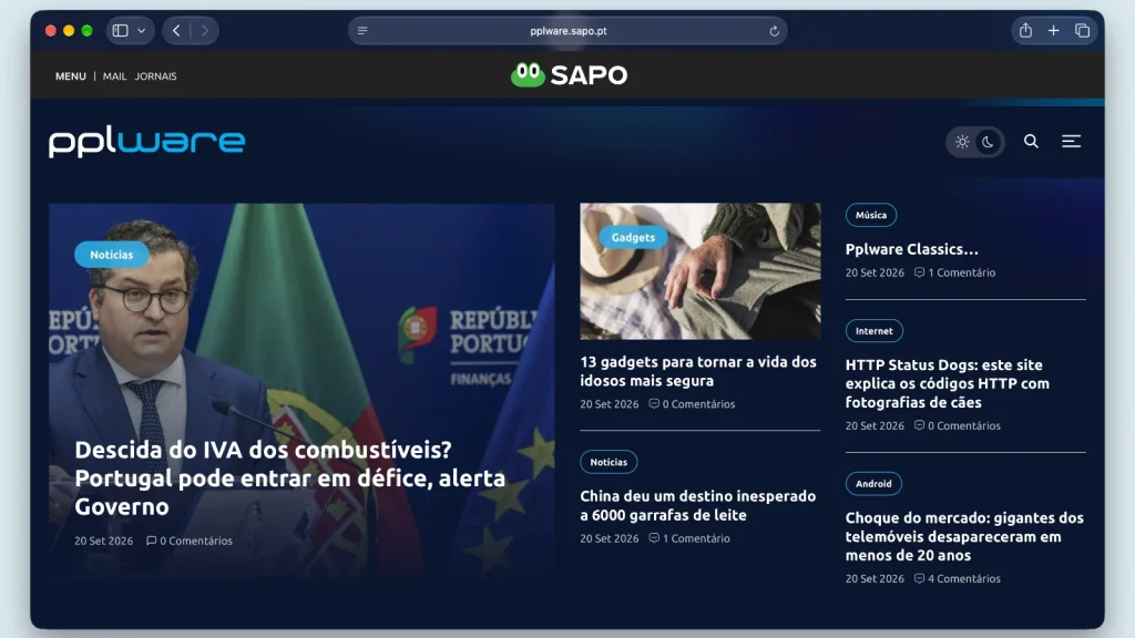 O Pplware está diferente. Mais moderno, mais completo e feito para si