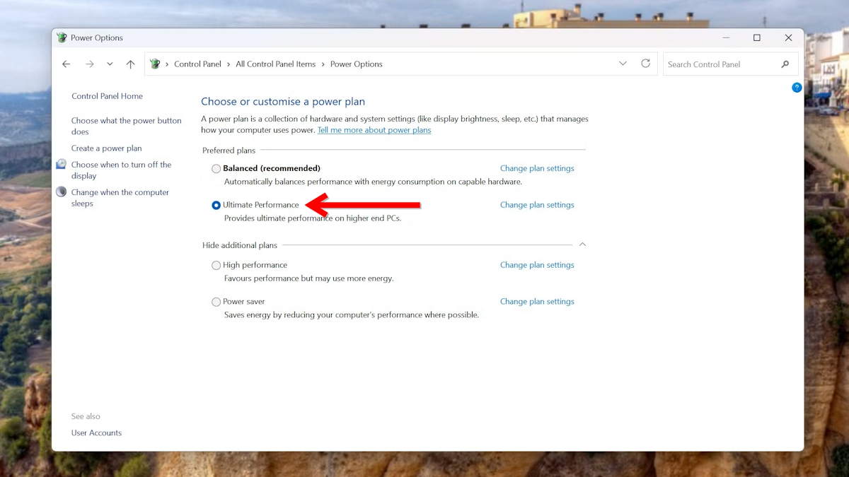Windows 11 Microsoft energia Desempenho Máximo