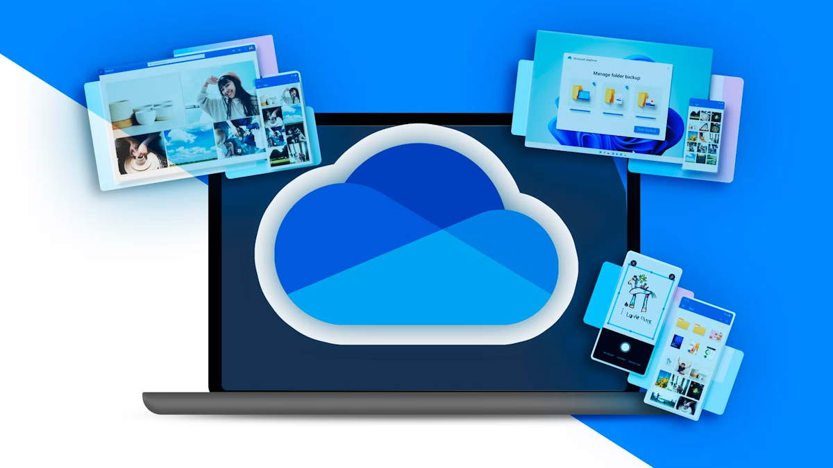 Windows 11 OneDrive backup botão Microsoft