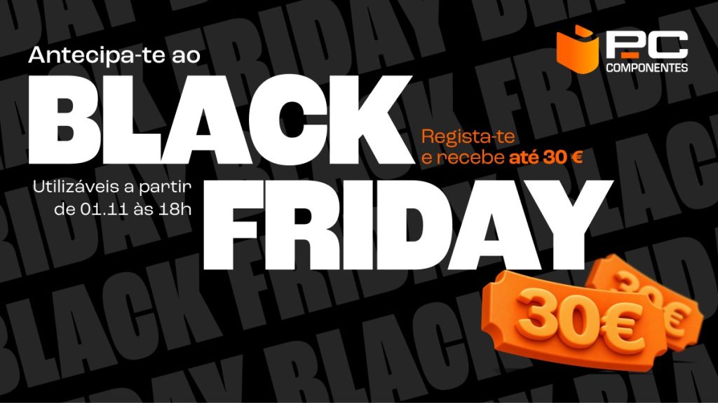 Black Friday: PcComponentes com descontos até 60% e oferece cupões de até 30 euros