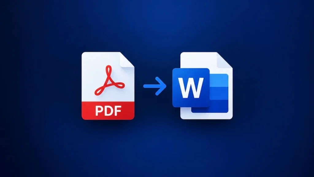 Como converter um PDF para Word sem recorrer a ferramentas externas