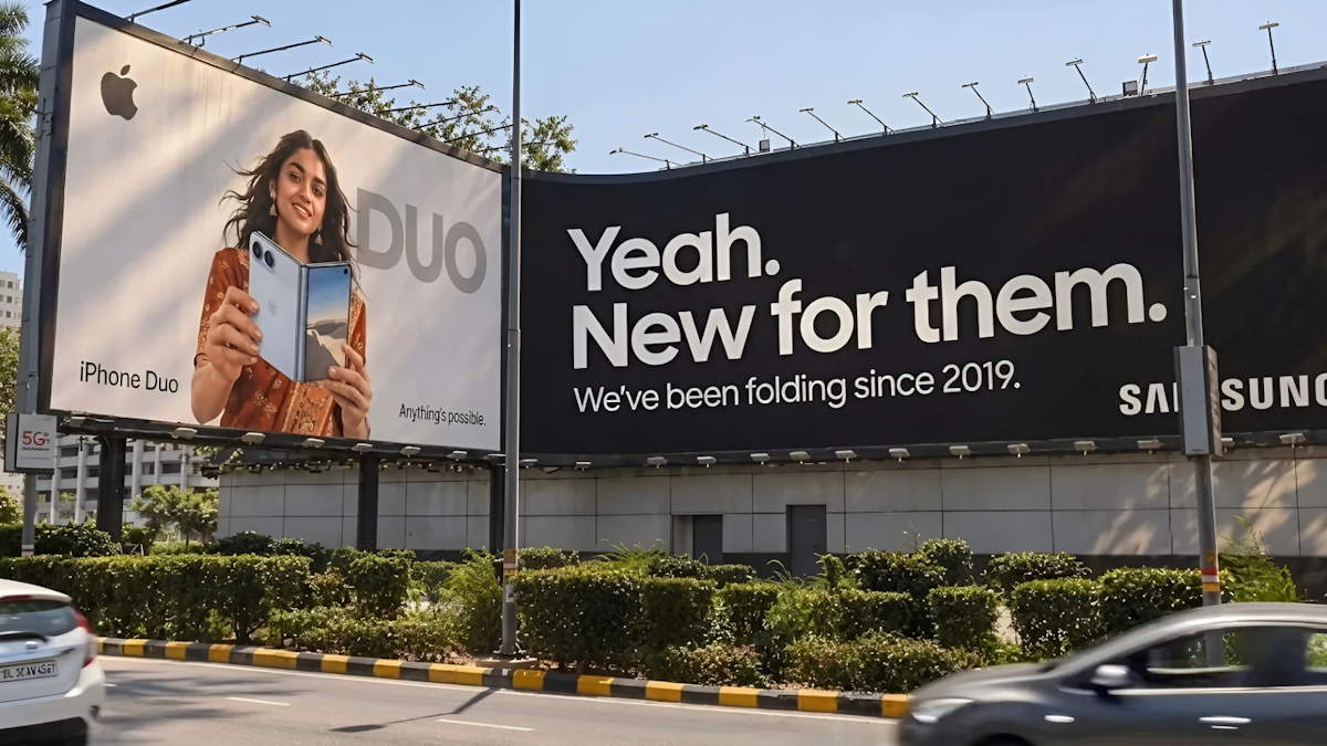 Samsung dá as “boas-vindas” ao iPhone Duo e lembra à Apple quem manda nos dobráveis