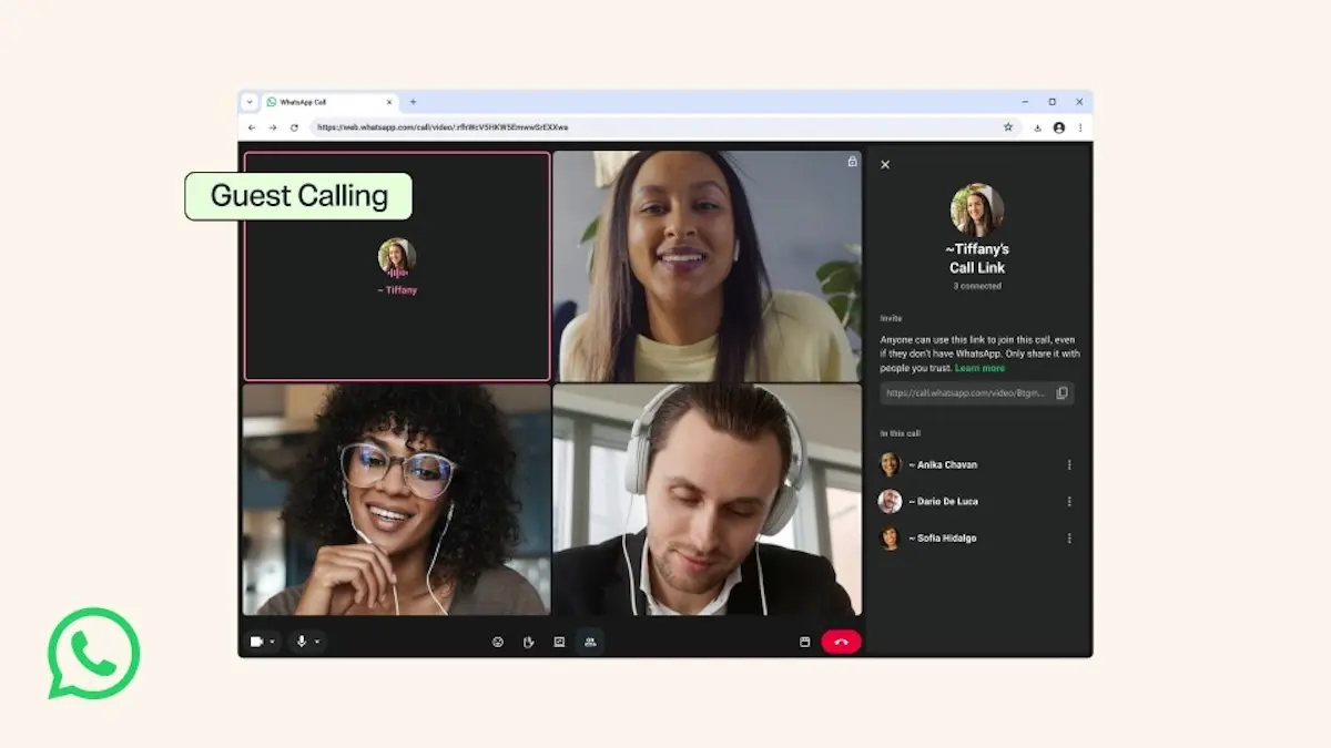 Já pode fazer chamadas no WhatsApp sem obrigar os convidados a instalar a app
